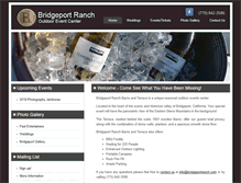 Tablet Screenshot of bridgeportranch.com
